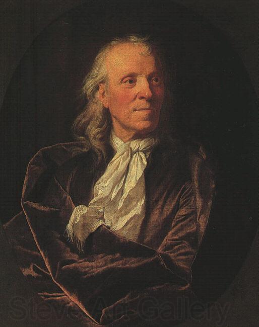 Hyacinthe Rigaud Portrait of a Scholar Norge oil painting art